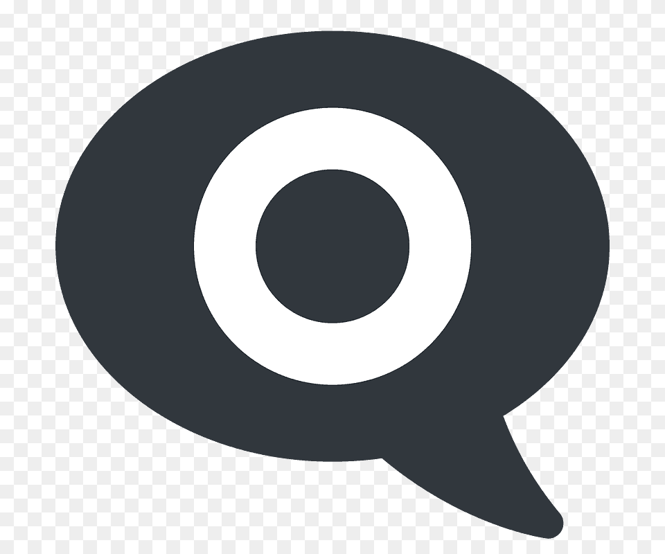 Eye In Speech Bubble Emoji Circle, Disk, Animal, Sea Life Free Transparent Png