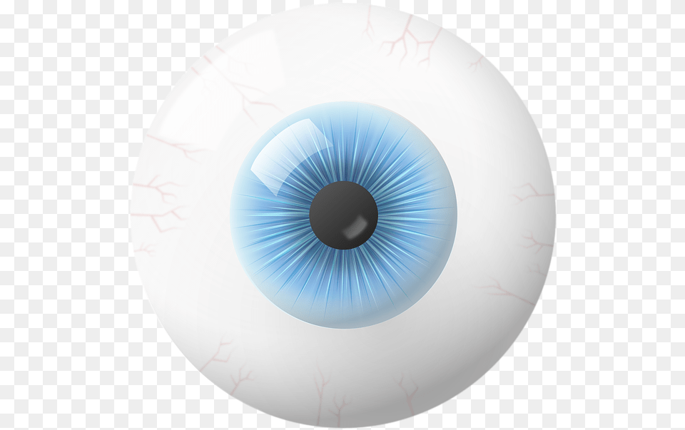 Eye Iris Globe Vision Vista Eyeball Blue Cyan Circle, Sphere, Plate, Art, Porcelain Free Transparent Png