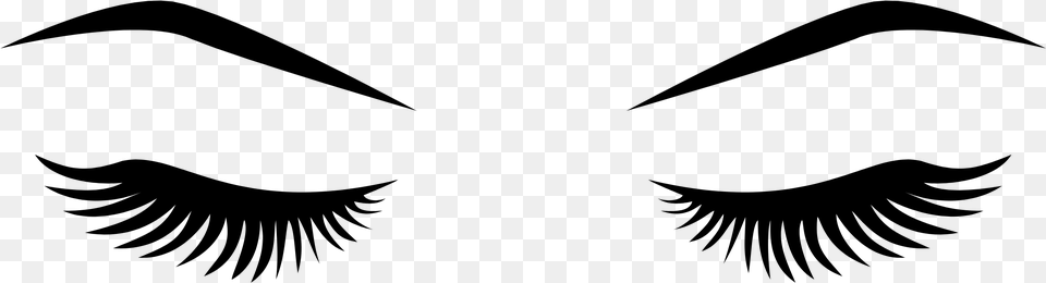 Eye Lash Eye Liner, Gray Free Png