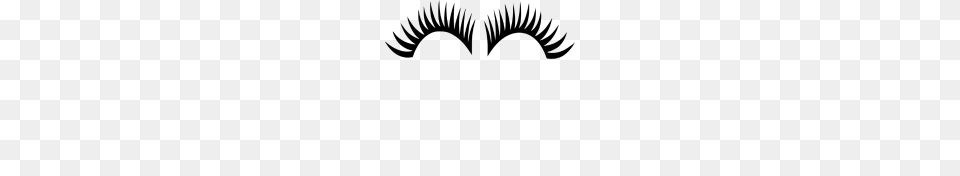 Eye Lashes, Gray Free Png