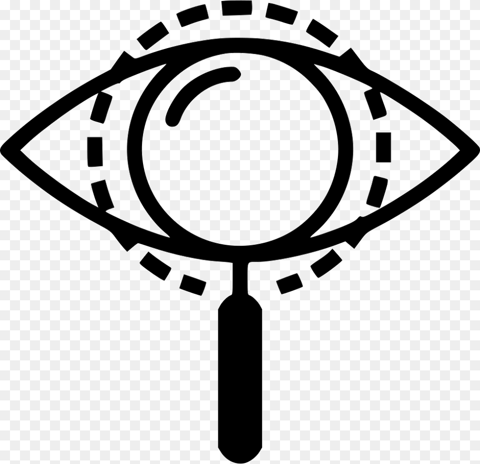 Eye Mission Vision View Find Search Magnifier Glass Portable Network Graphics, Stencil, Bow, Weapon, Racket Png