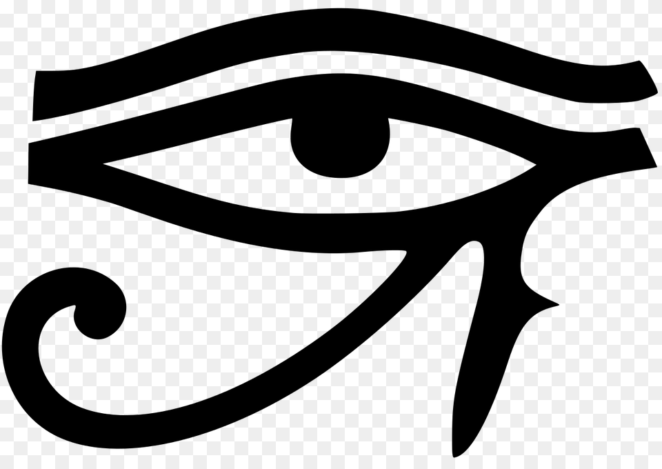 Eye Of Horus, Gray Png