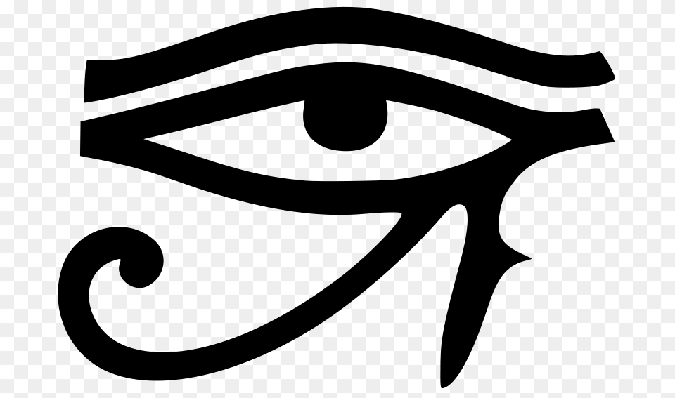 Eye Of Horus, Gray Png Image