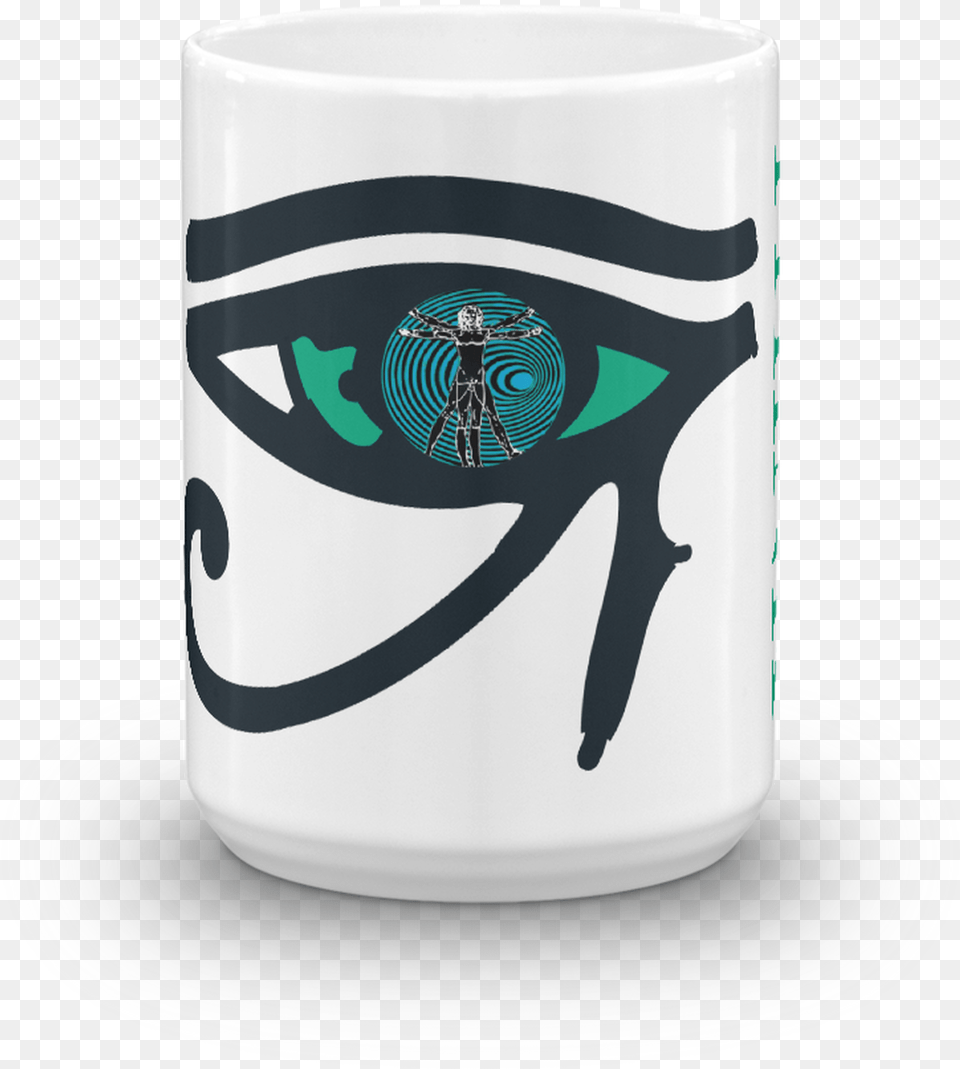Eye Of Horus, Cup, Art, Porcelain, Pottery Png Image