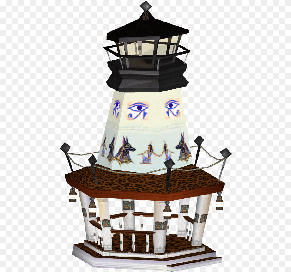 Eye Of Horus Gazebo Lighthouse, Architecture, Tower, Building, Beacon Png Image