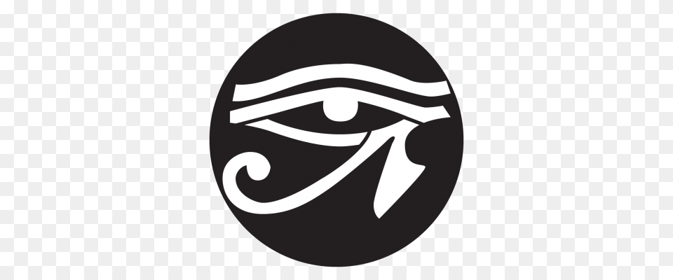 Eye Of Horus Gobo Projected Image, Logo, Stencil, Symbol Png