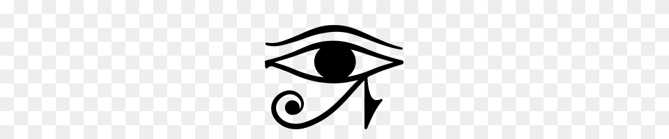 Eye Of Horus Image, Gray Free Transparent Png