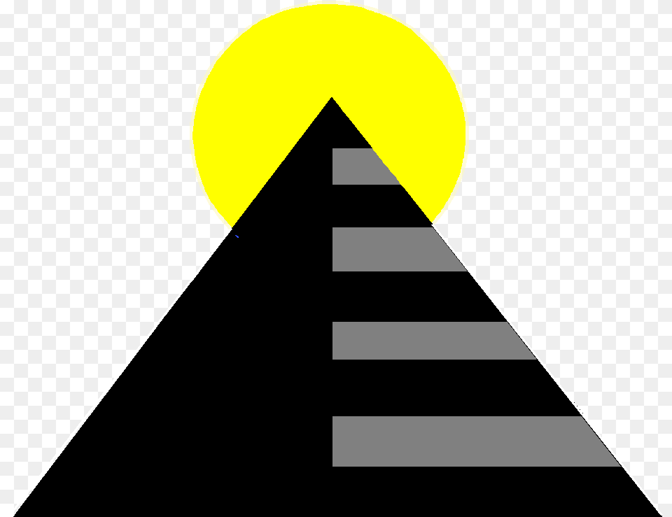 Eye Of Providence Symbol Illuminati Freemasonry Clip Pyramid And Sun Symbol, Lighting, Triangle, Nature, Night Free Png