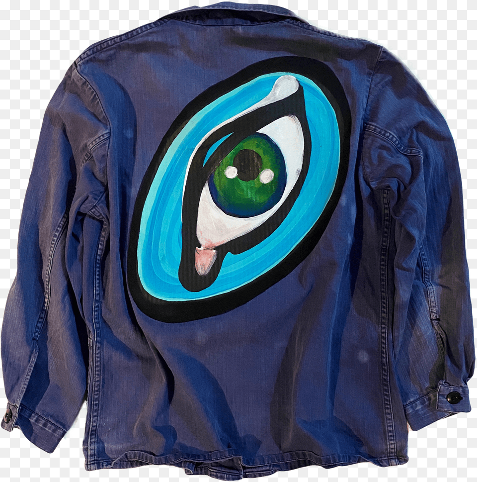 Eye Of The Beholder Painted Vintage Barn Jacket Backpack Png Image