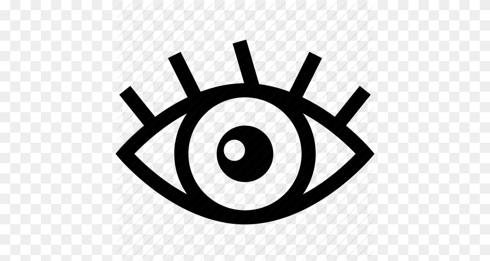 Eye Optic Orb Pass Password Show View Icon, Machine, Spoke Png