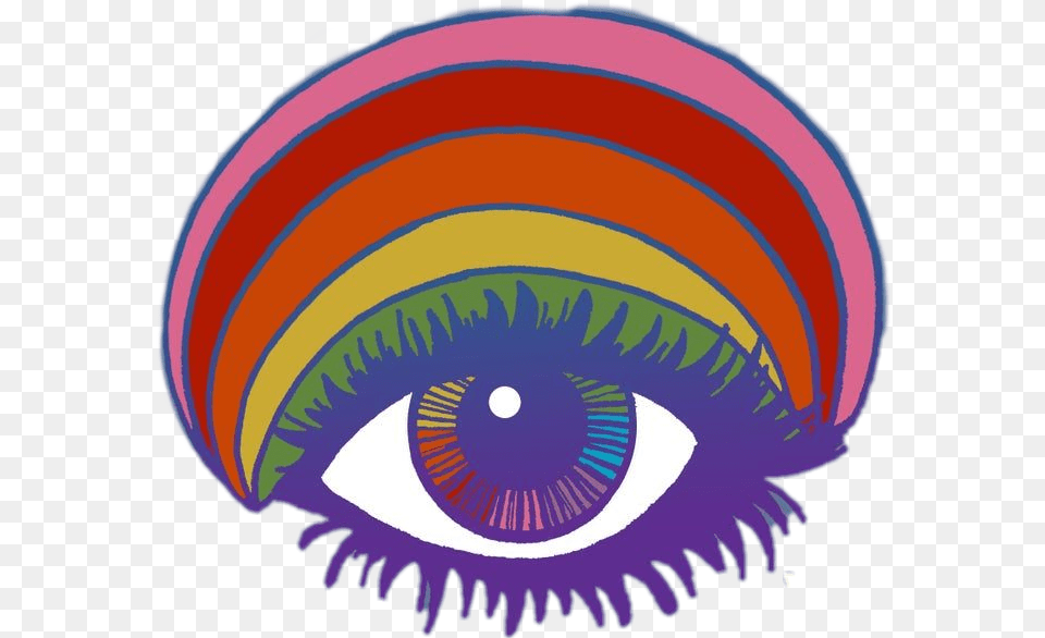 Eye Pyschedelic 60s 70s Hippie Trippy Vintage Dessin 3me Oeil, Art, Graphics, Pattern Free Transparent Png