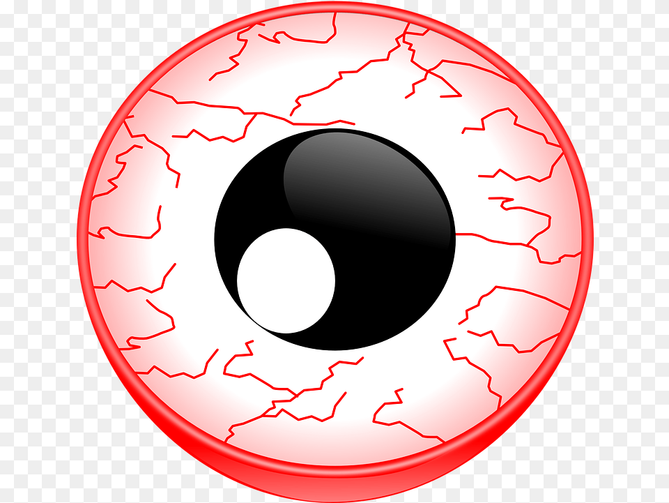 Eye Red Vein Core Lode Blood Bloodshot Eye Clipart, Sphere, Disk Free Png Download