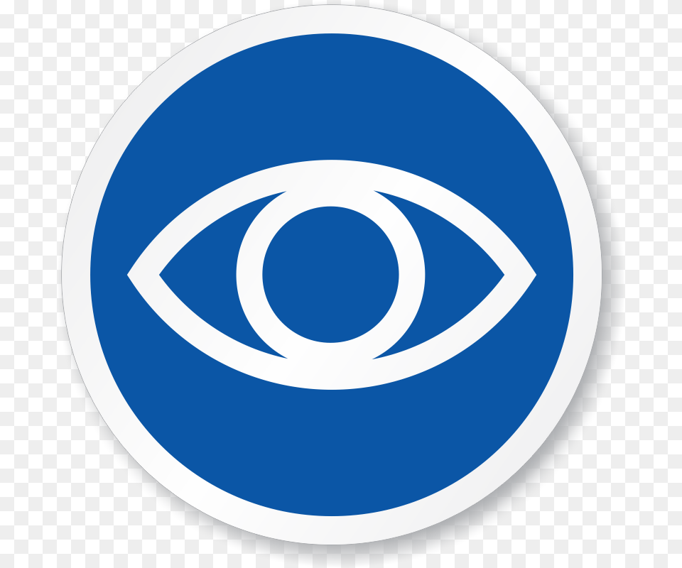 Eye Symbol Iso Circle Sign Eye Lens Vector, Logo, Disk Free Png Download