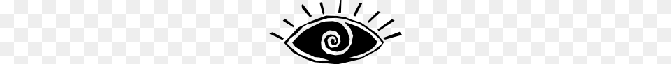 Eye Vision All Seeing Eye Spiral God Third, Gray Free Transparent Png