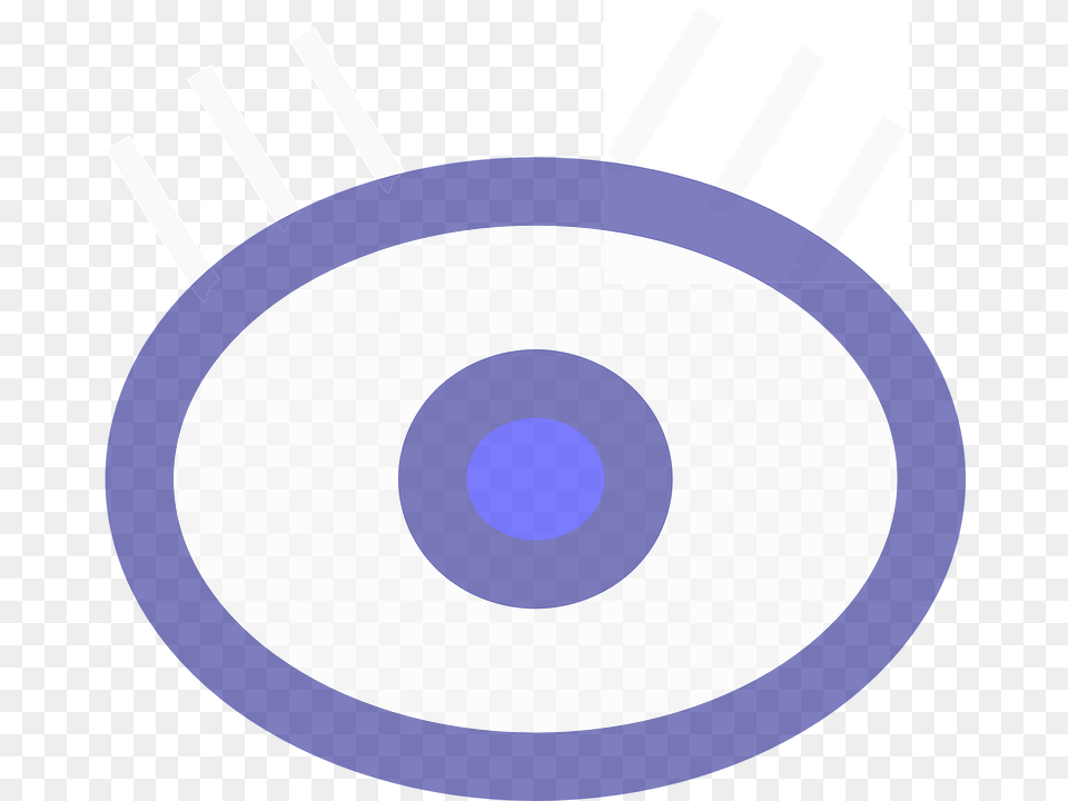 Eye Vision Look Eyesight Sight Iris Icon Eyeball Circle, Lighting, Electronics, Disk, Dvd Free Png Download