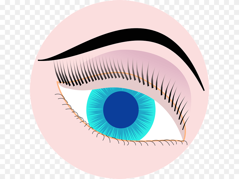 Eye Visualization Visual Blue Blue Eyes Eye, Contact Lens, Art, Disk Free Png Download