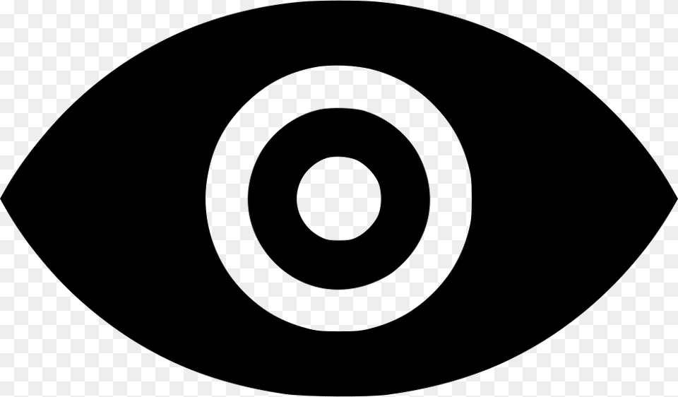 Eye Watch Views Channel Youtube Black And White D Logo, Spiral, Disk Free Png Download