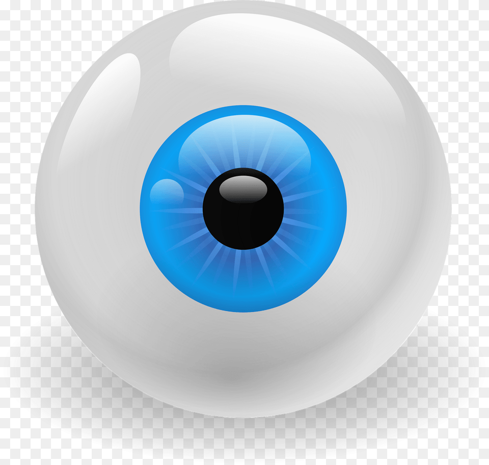 Eye With Blue Iris Clipart, Sphere, Ball, Football, Soccer Free Transparent Png