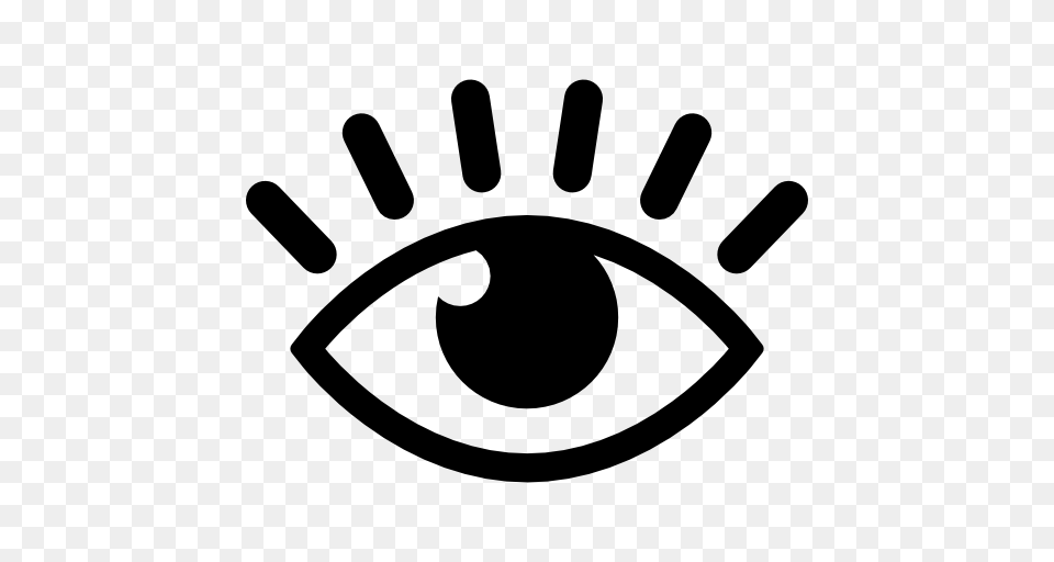 Eye With Eyelash, Stencil, Logo, Smoke Pipe Free Png Download