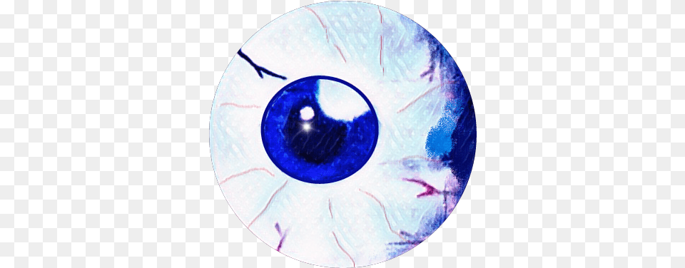 Eyeball Bloodshot Babyblues Eye Elvirajones Eyeball Circle, Sphere, Disk, Accessories, Gemstone Png Image