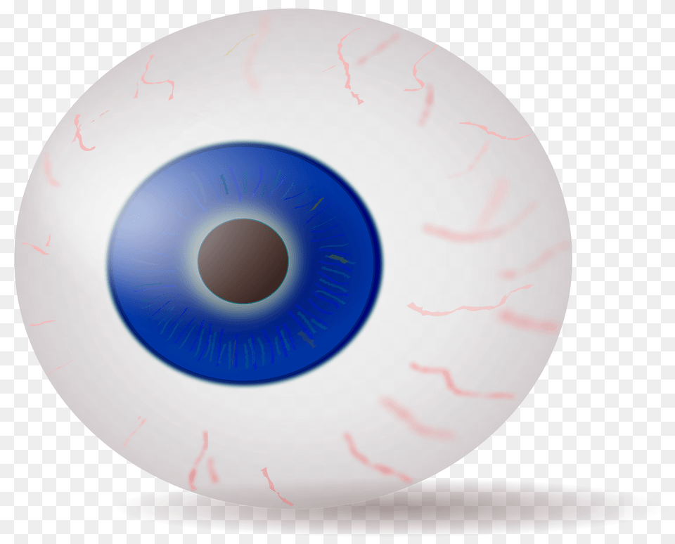 Eyeball Blue Realistic Clipart, Sphere, Paper, Plate, Towel Png Image