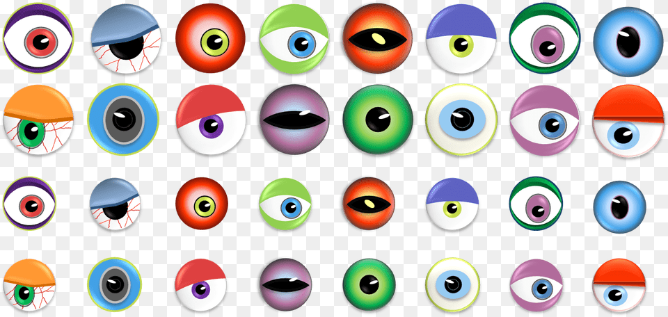 Eyeball Clipart Eye Ball Monster Eyes Clipart, Art, Graphics, Pattern, Face Free Png