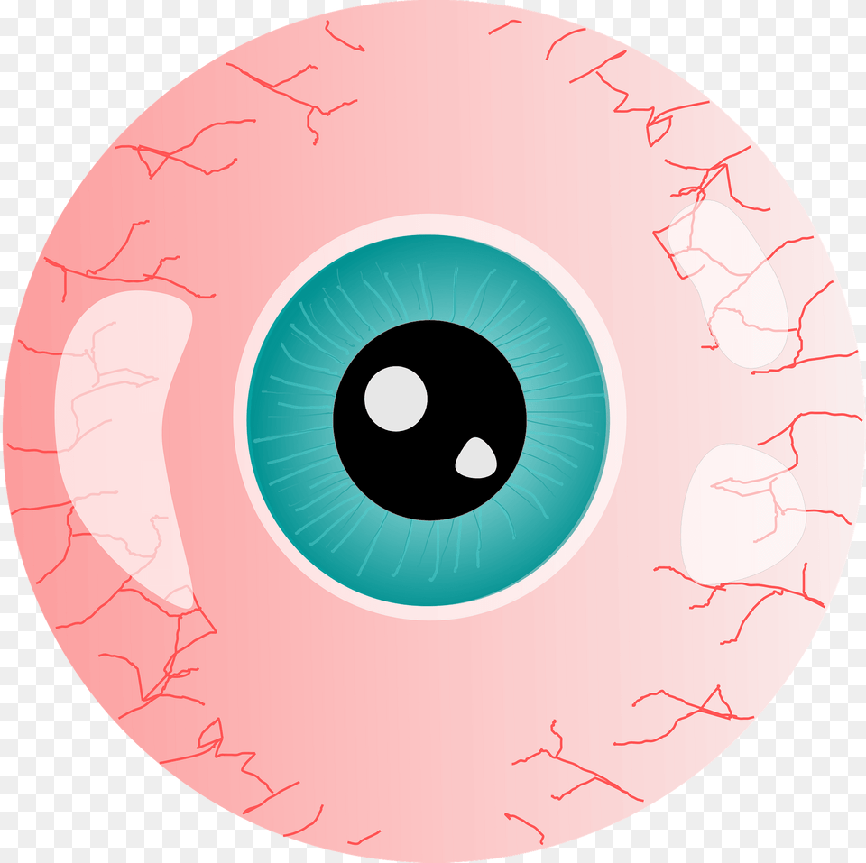 Eyeball With Green Iris Clipart, Disk, Dvd Png Image