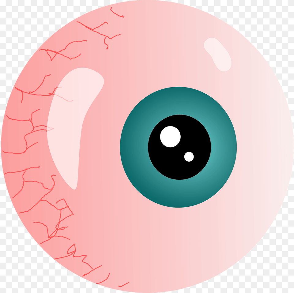 Eyeball With Green Iris Clipart, Sphere, Disk Png Image