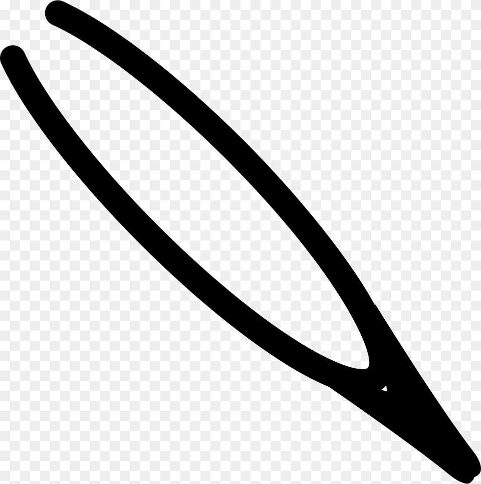 Eyebrow Clipart Svg Tweezers Svg, Bow, Weapon, Device Png