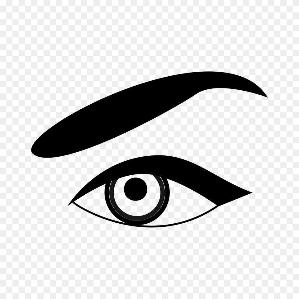 Eyebrows Clipart Black And White Anexa Beauty, Art, Animal, Fish, Sea Life Free Png