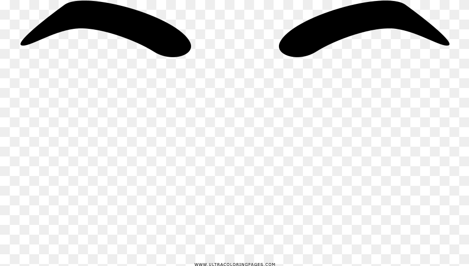 Eyebrows Coloring, Gray Png Image