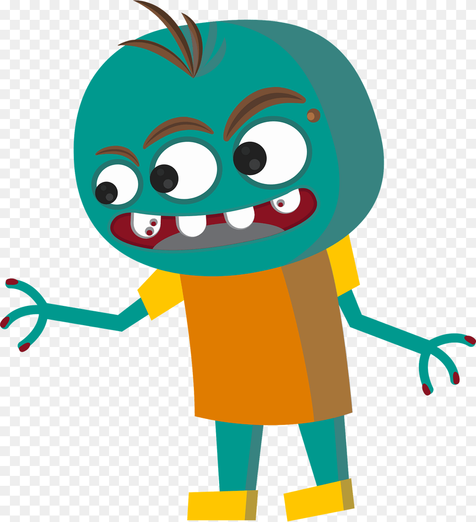 Eyed Monster Clipart, Baby, Person, Cartoon, Face Free Png Download
