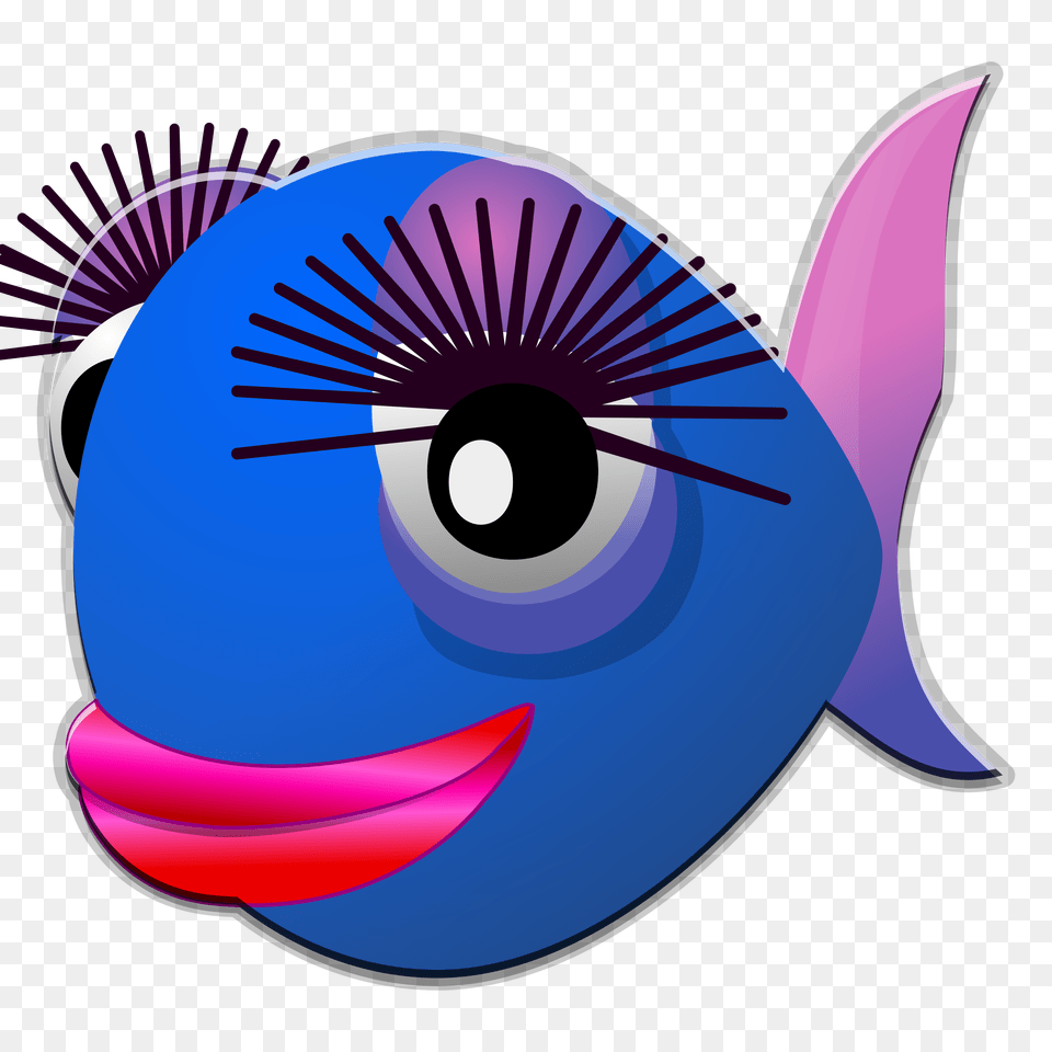 Eyelash Clipart Big, Animal, Sea Life, Fish, Disk Png