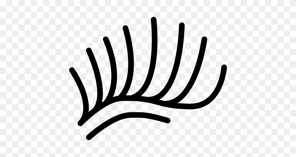 Eyelash Icon, Smoke Pipe, Cutlery, Fork, Text Free Transparent Png