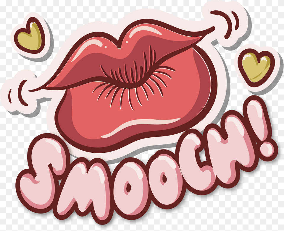 Eyelashes Clipart Lip Big Red Lip Kiss, Body Part, Mouth, Person, Dynamite Free Transparent Png