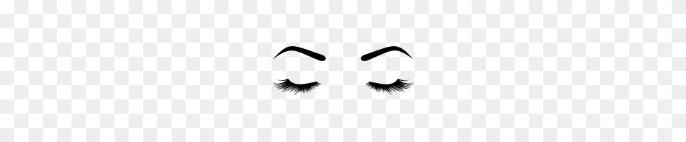 Eyelashes Icons Noun Project, Gray Png Image