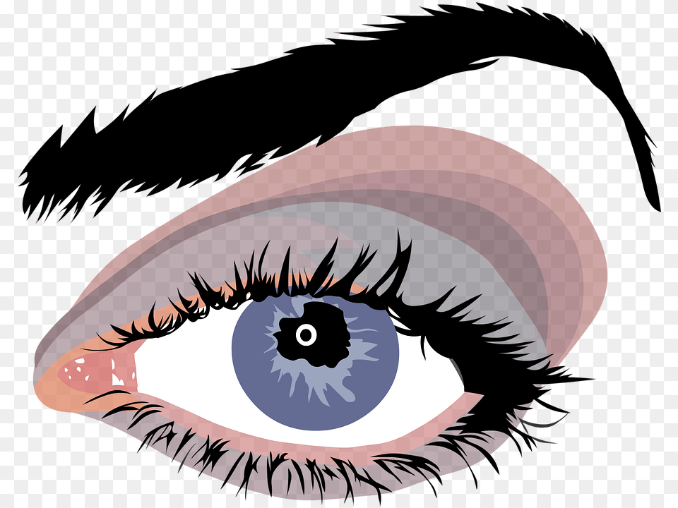 Eyelashes U2013 Beauty Shop Brown Eyes Long Haired Brown Haired Girl Anime, Person, Art, Drawing, Contact Lens Free Transparent Png