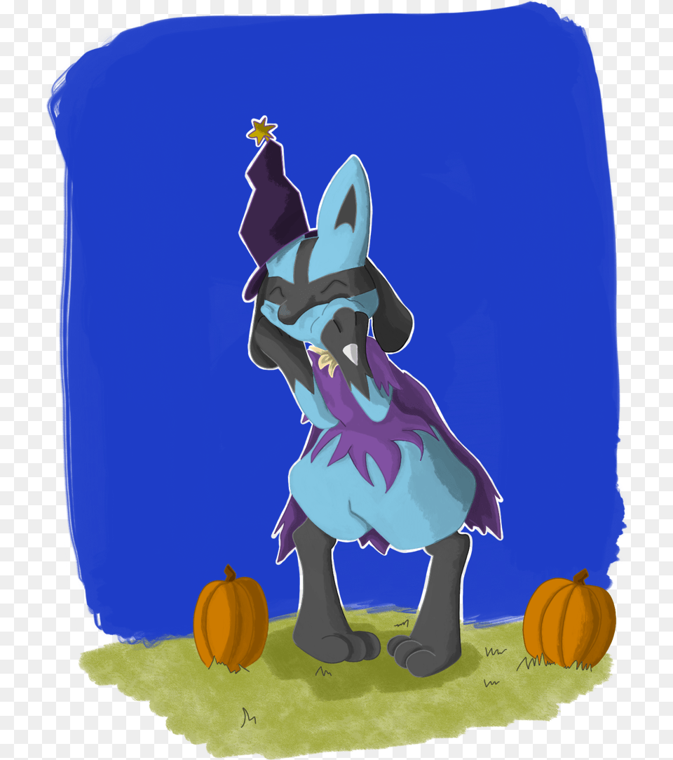 Eyelord Rt Halloween Lucario For Ya Pokemon Pokemon Illustration, Cartoon, Art Free Png Download