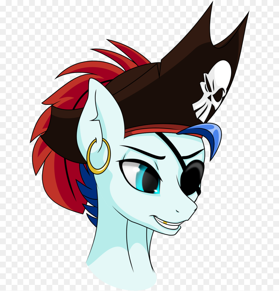 Eyepatch Pirate Hat, Cartoon, Adult, Female, Person Free Png Download