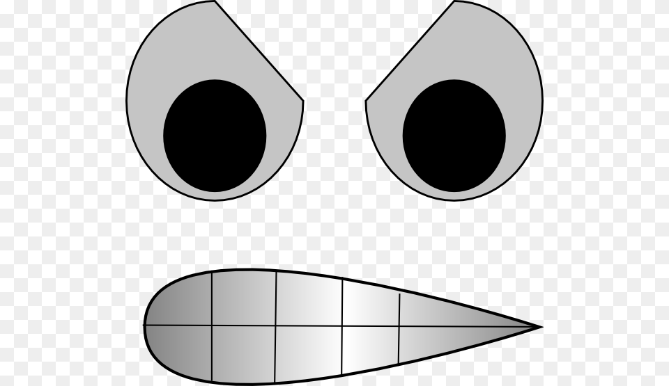 Eyes And Mouth Angry Eyes And Mouth Cartoon, Weapon Free Transparent Png