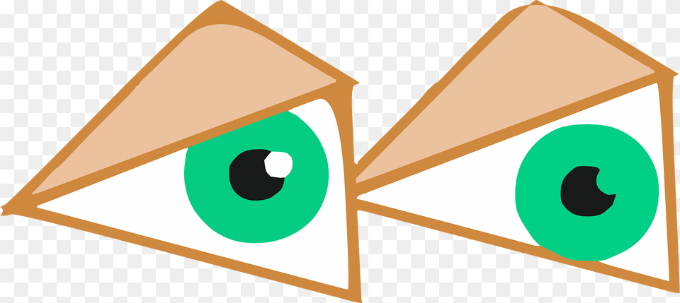 Eyes Clipart, Triangle Free Png Download