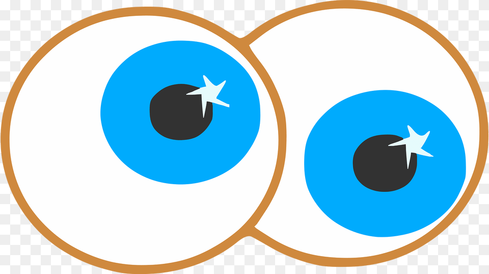 Eyes Clipart, Disk, Logo, Symbol Png Image