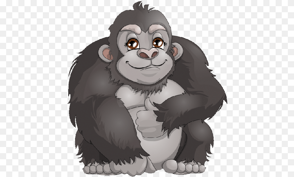 Eyes Clipart Gorilla Move Like A Jungle Animal, Ape, Mammal, Wildlife, Baby Png Image