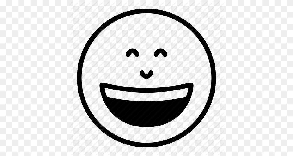 Eyes Face Funny Grinning Happy Laughing Smiling Icon, Bowl Png