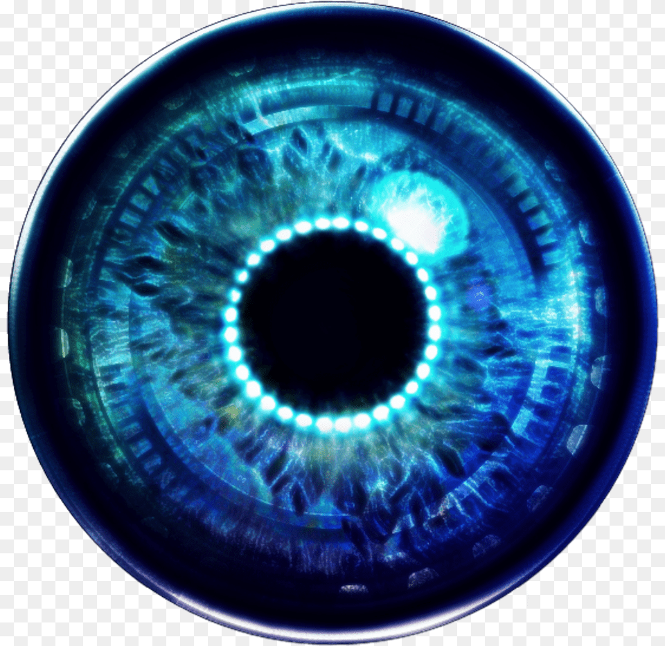 Eyes Download On Mbtskoudsalg Blue Robot Eyes, Accessories, Lighting, Pattern, Ornament Free Png