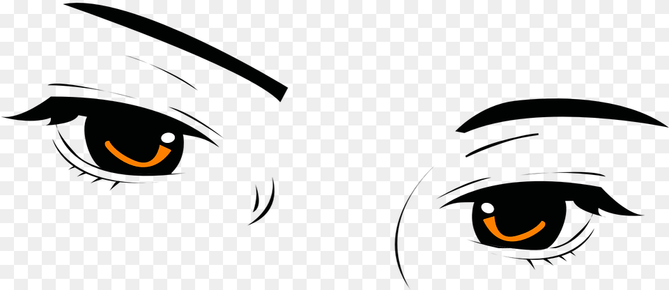 Eyes Look Beautiful Eyebrows Eyelashes Female Anime Eyes, Nature, Night, Outdoors, Astronomy Png Image