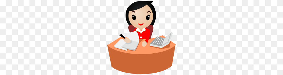 Eyes Office Women Red Icon Office Women Iconset Dapino, Table, Furniture, Reading, Person Free Transparent Png