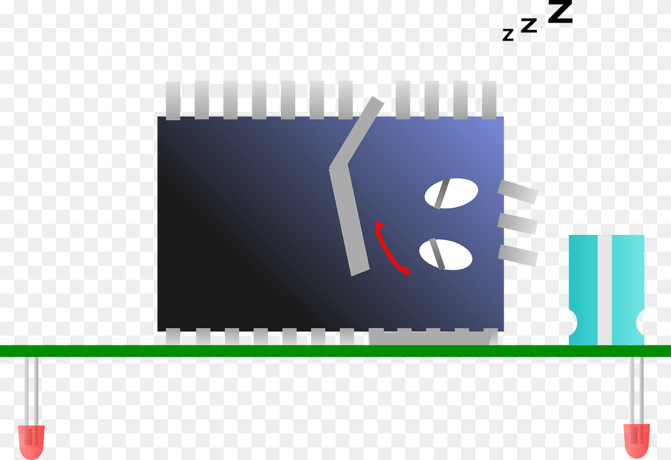 Eyes Processor Sleeping Photo Central Processing Unit, Text, Blackboard Free Transparent Png