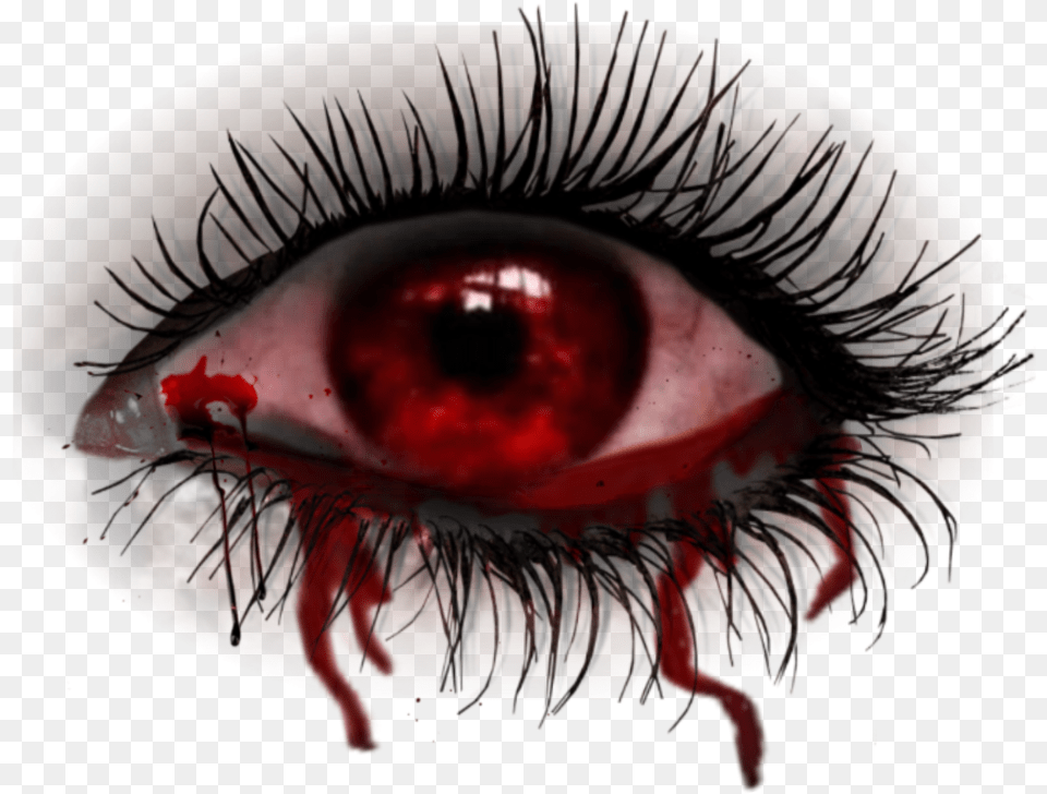 Eyes Red Color Colorred Redeyes Horror Eyes, Baby, Person, Cosmetics, Contact Lens Free Transparent Png