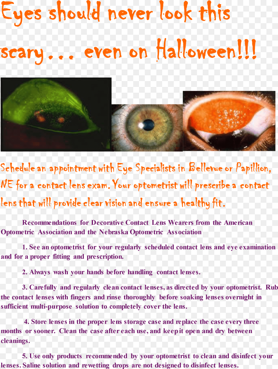 Eyes Should Never Look This Scary Halloween, Advertisement, Poster Free Transparent Png